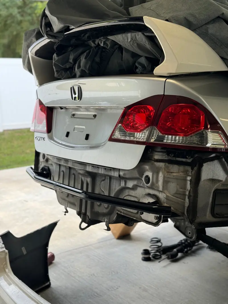 06-11 Honda Civic Rear Crash Bar 1