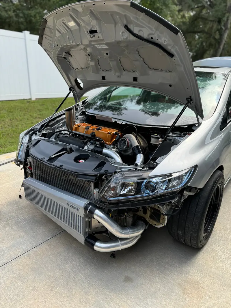 12-15 2.5 Inch Honda Civic Si Intercooler Piping 1