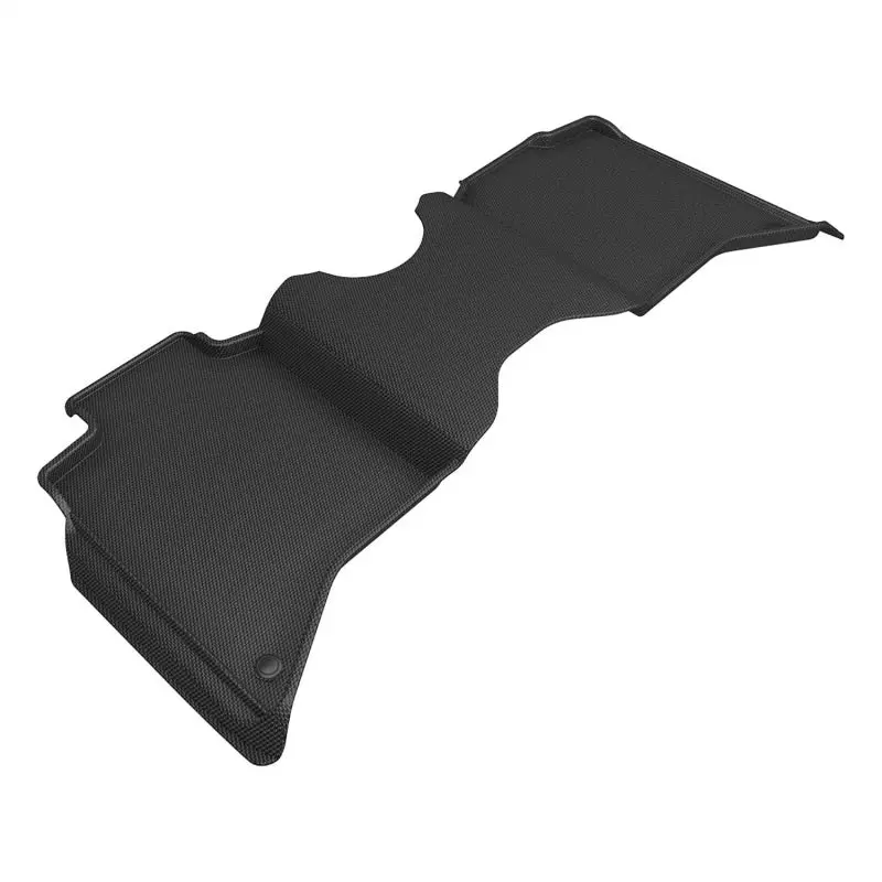 3D Maxpider 19-24 Dodge Ram 3500 Crew Cab Kagu 2Nd Row Bench Seats Floormat - Black 1