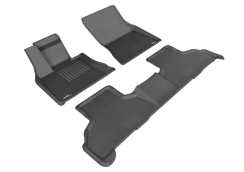 3D Maxpider 2014-2019 Bmw X5/X6 F15/F16 Kagu 1St & 2Nd Row Floormats - Black 1