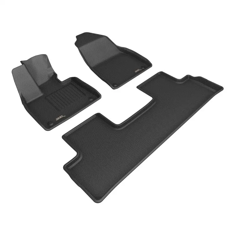 3D Maxpider 2025+ Polestar 3 Kagu 1St And 2Nd Row Floormats - Black 1