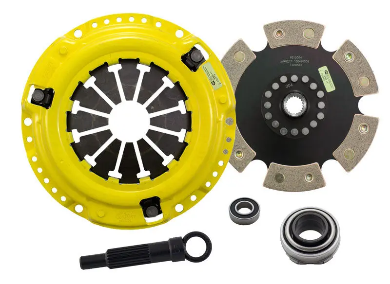 Act 1990 Honda Civic Xt/Race Rigid 6 Pad Clutch Kit 1