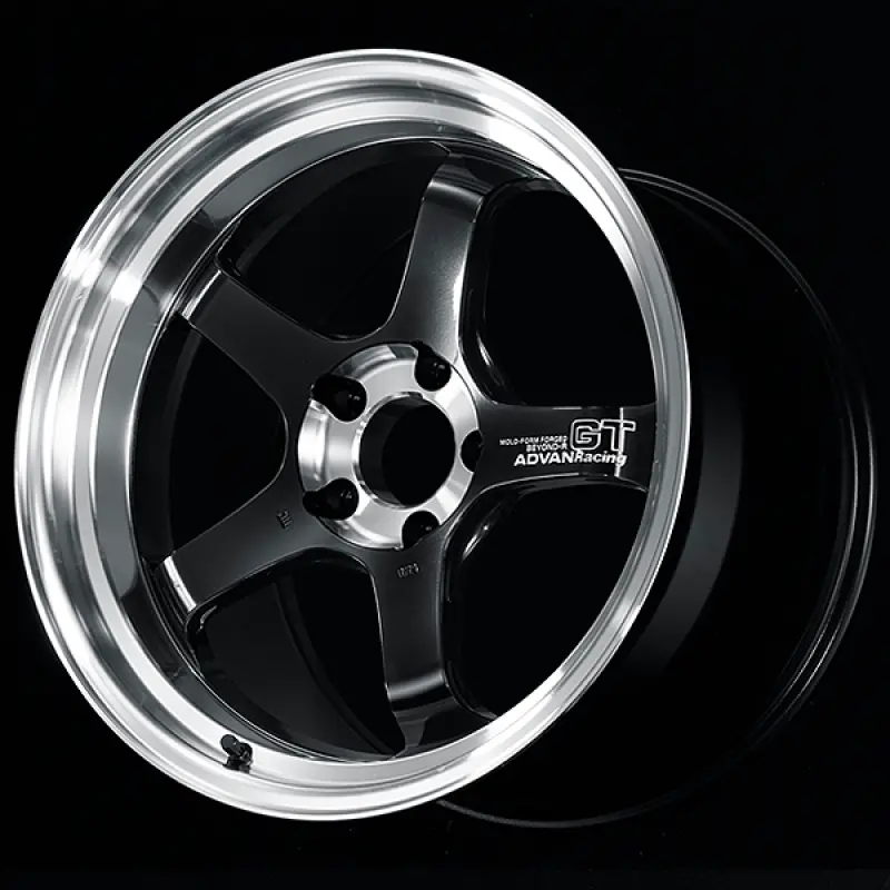 Advan Gt Beyond-R 18X10.5 / +32 Off / 5X112 Bc / 66.5Mm Bore / Diamond Cut And Dark Platinum Black 1