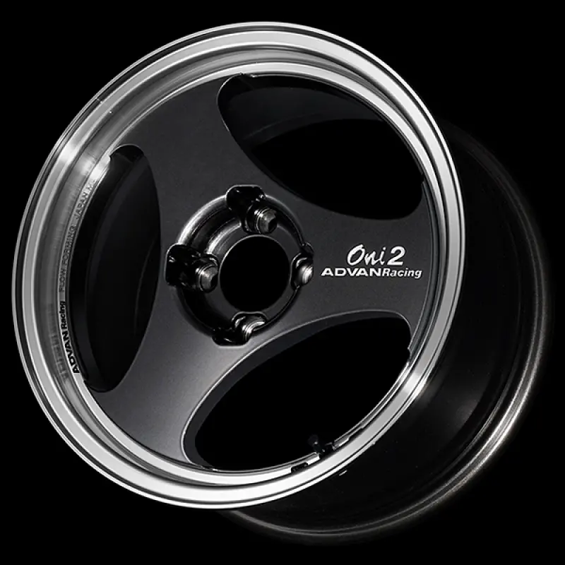 Advan Oni2 15X8.0 / +30 Offset / 4X100 / 63Mm Bore / Machining And Black Gunmetallic 1