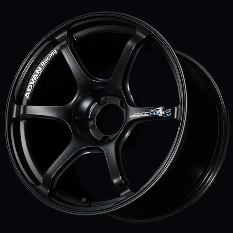 Advan Rg-4 17X9.0 / +63 Offset / 5X114.3 / 73Mm Bore / Semi Gloss Black 1