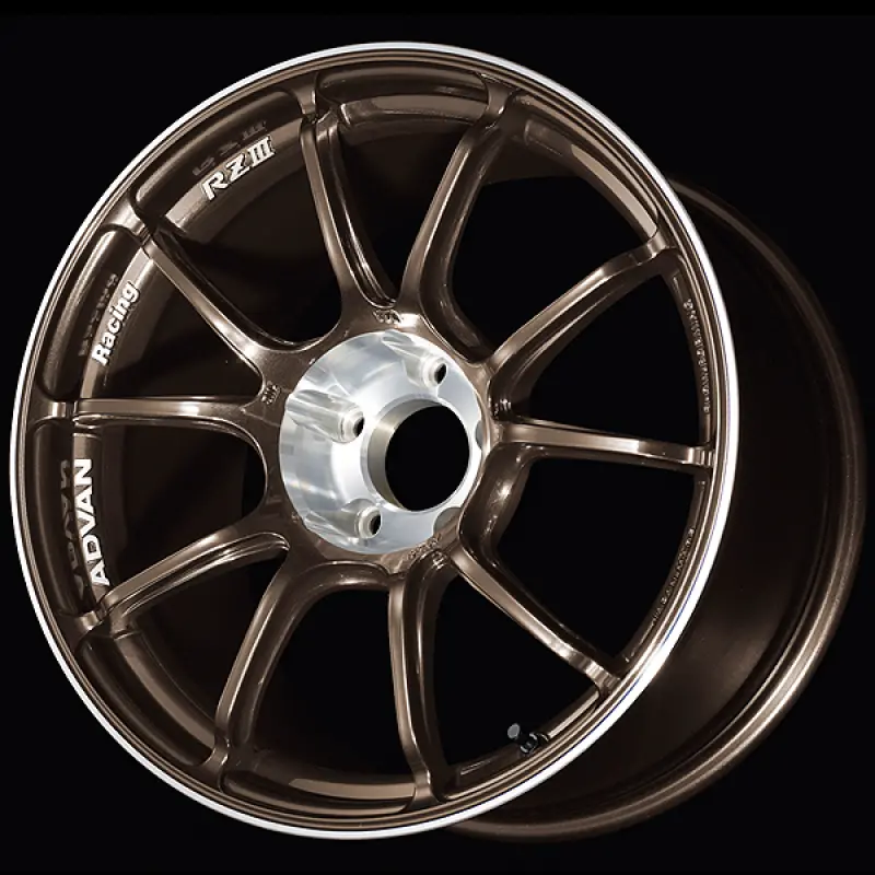 Advan Rziii 18X9.5 / +45 Offset / 5X100 Bc / 63Mm Bore / Umber Bronze Metallic & Diamond Cut 1