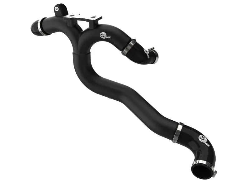 Afe 19-26 Genesis G70 V6 3.3L (Tt) Bladerunner Aluminum Hot Charge Pipe - Black 1