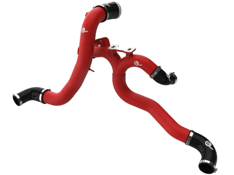 Afe 19-26 Genesis G70 V6 3.3L (Tt) Bladerunner Aluminum Hot/Cold Charge Pipe Kit - Black 1