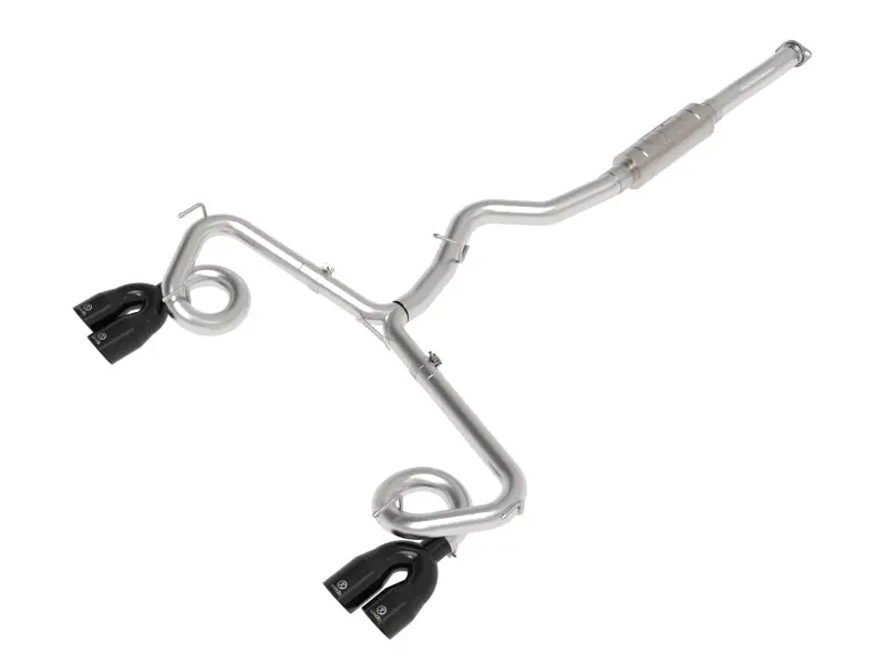 Afe Subaru Wrx/Sti 15-21 H4-2.0/2.5L Takeda 3In To 2-1/2In Stainless Cat-Back Exhaust W/ Black Tip 1
