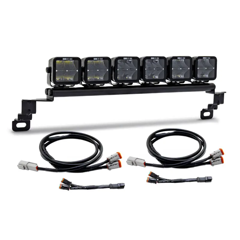 Borne Off-Road 2021+ Ford Bronco Direct Fit Light Pods - Standard Bumper - Kit Of 6 - Up 1