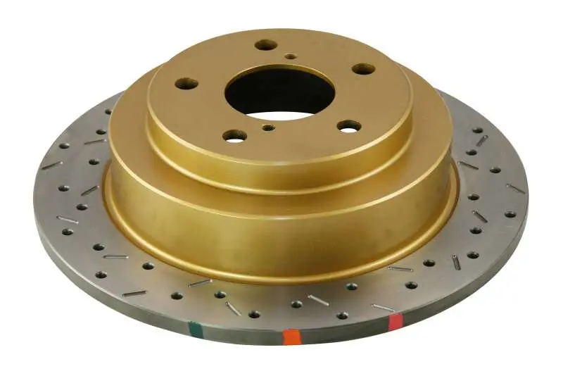 Dba 02-06 Wrx / 98-07 Impreza 2.5L Rs Rear Drilled & Slotted 4000 Series Rotor 1