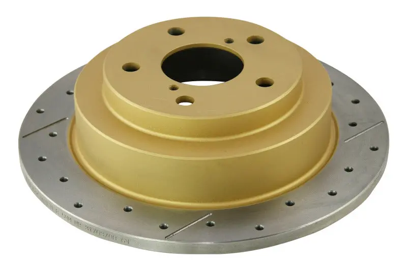 Dba 02-06 Wrx / 98-07 Impreza 2.5L Rs Rear Drilled & Slotted Street Series Rotor 1
