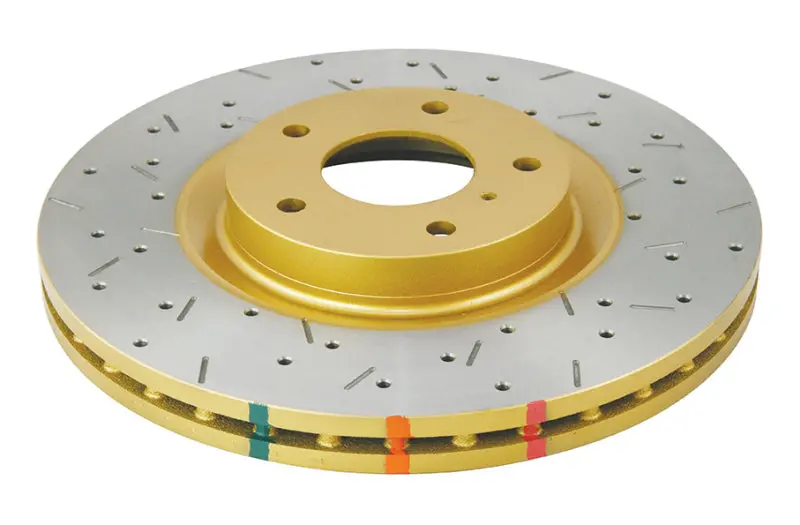 Dba 06-07 350Z / 05-07 G35 / 06-07 G35x Front Drilled & Slotted 4000 Series Rotor 1