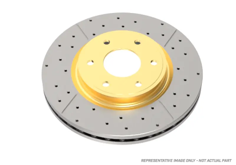 Dba 94-04 Mustang Cobra/Bullitt/Mach1 Rear Drilled & Slotted Street Series Rotor 1