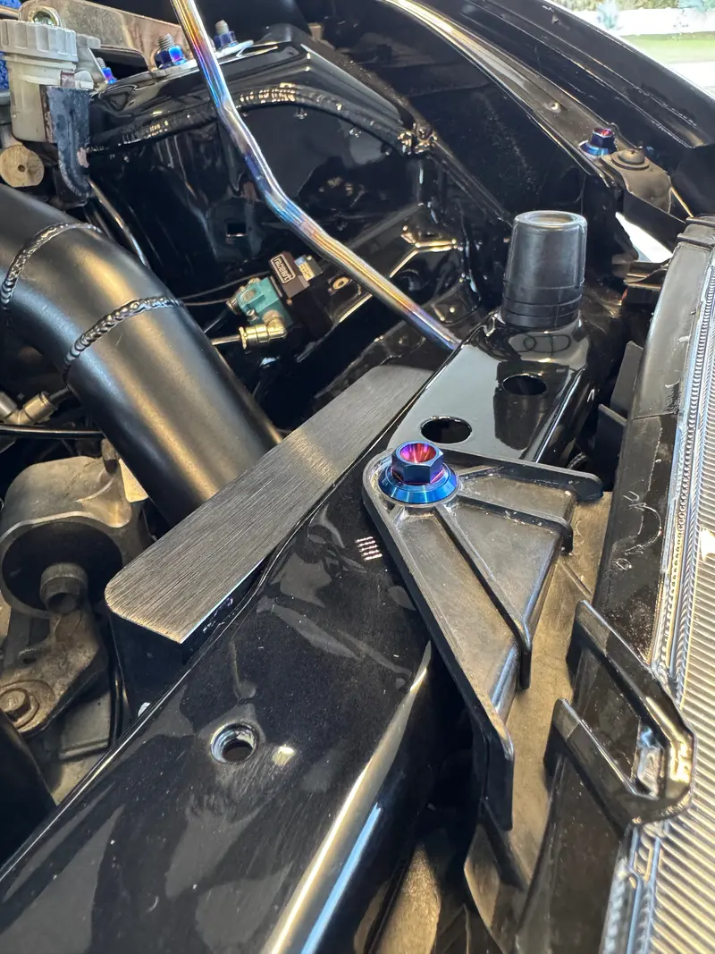 Dc5creations Titanium Headlight / Hood Hinge Hardware Kit 1