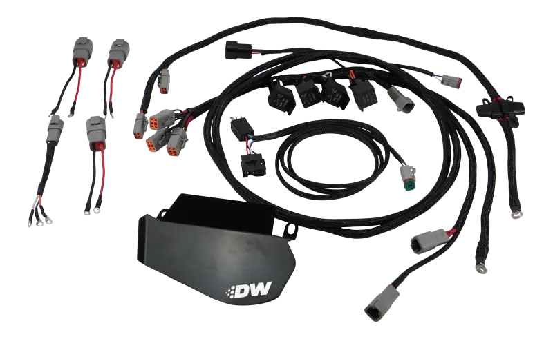 Deatschwerks 09-24 Nissan Gt-R R35 X3 Fuel Pump Module Pnp Heavy Duty Hardwire Kit 1
