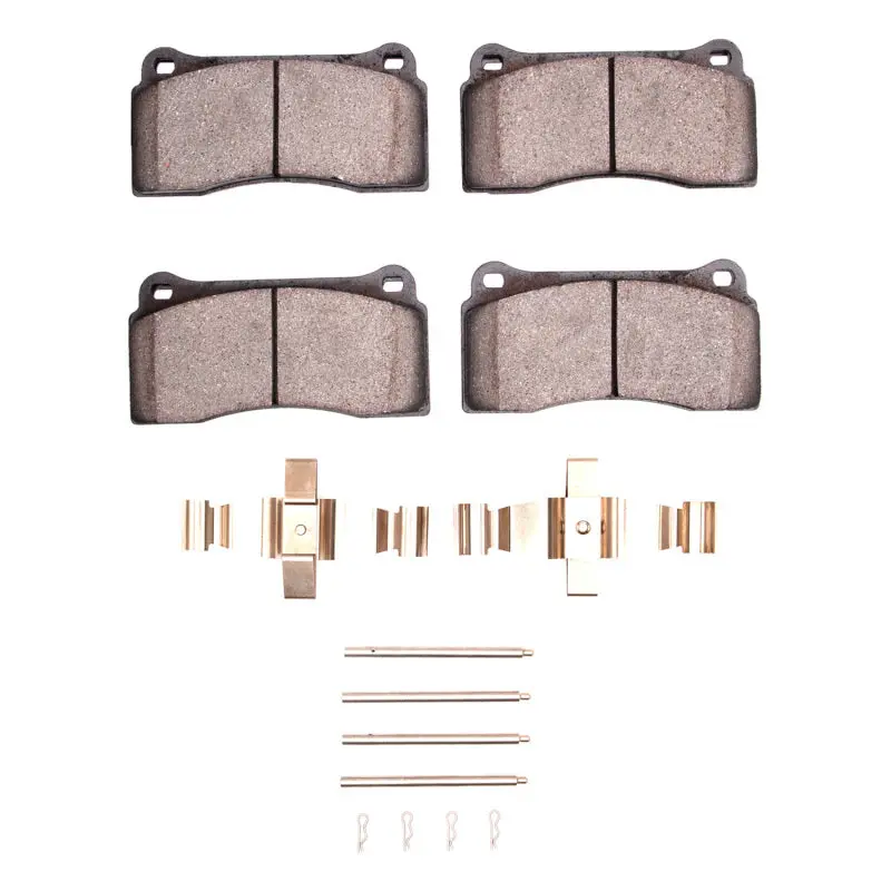Dfc 00-06 Jaguar Xkr Front 4000 Hybridynamic Brake Pads And Hardware Kit 1