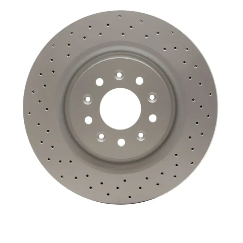 Dfc 00-06 Jaguar Xkr Front Drilled Geospec Coated Rotor 1
