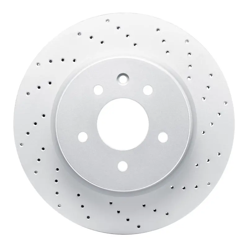 Dfc 00-06 Jaguar Xkr Rear Drilled Geospec Coated Rotor 1