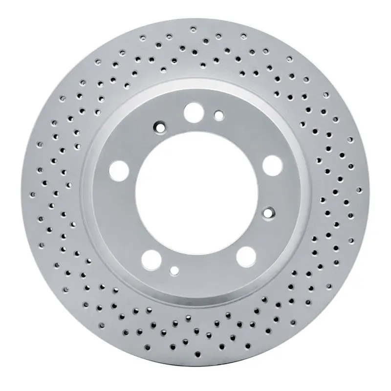 Dfc 00-08 Porsche Boxster Rear Drilled Hi-Carbon Alloy Geomet Coated Rotor 1