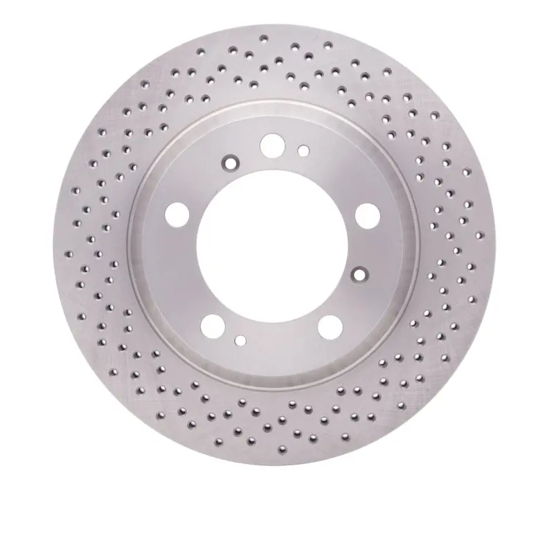 Dfc 00-08 Porsche Cayman Rear Drilled Brake Rotor 1