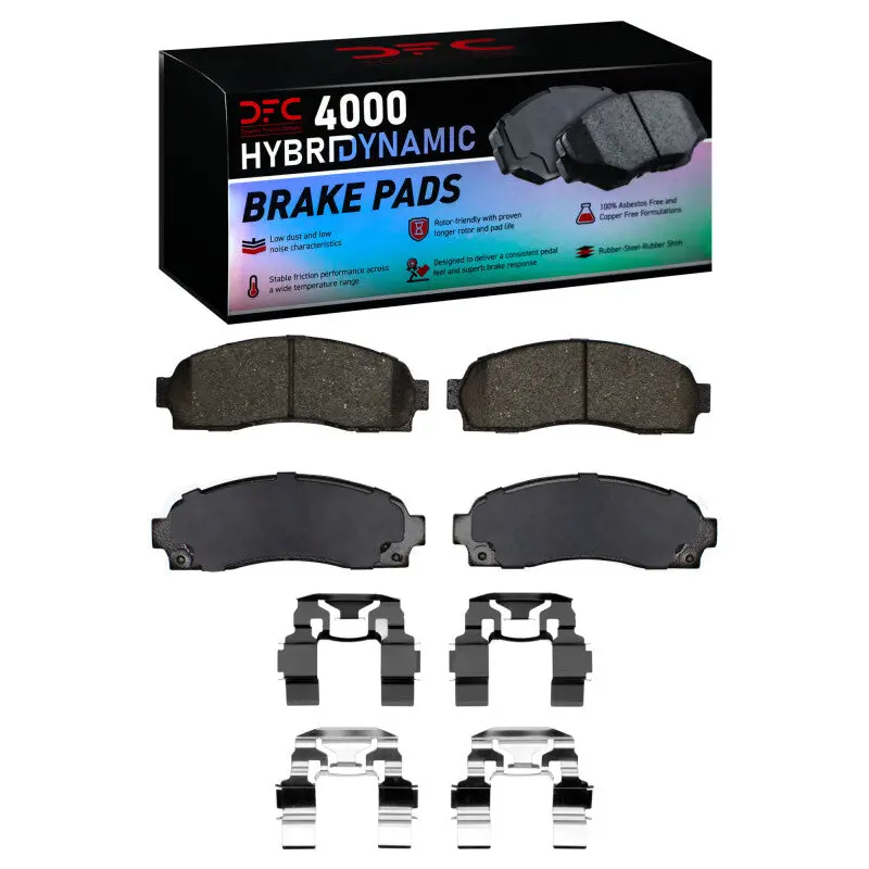 Dfc 01-05 Ford Explorer Sport Front 4000 Hybridynamic Brake Pads And Hardware Kit 1