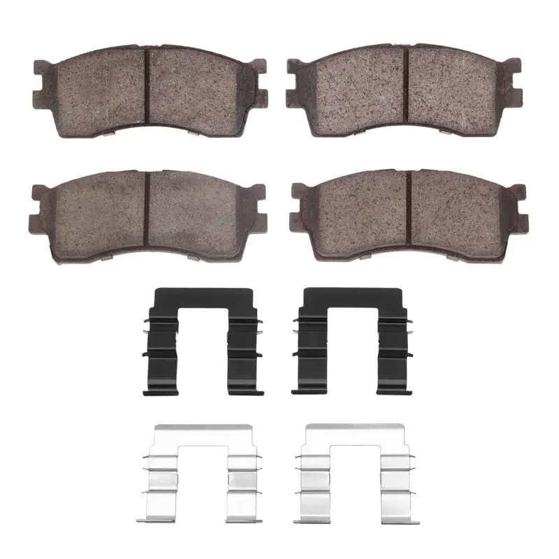 Dfc 01-05 Kia Spectra Front 4000 Hybridynamic Brake Pads And Hardware Kit 1