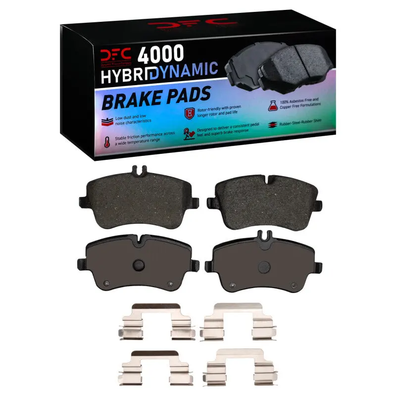 Dfc 01-05 Mercedes-Benz C240 Front 4000 Hybridynamic Brake Pads And Hardware Kit 1