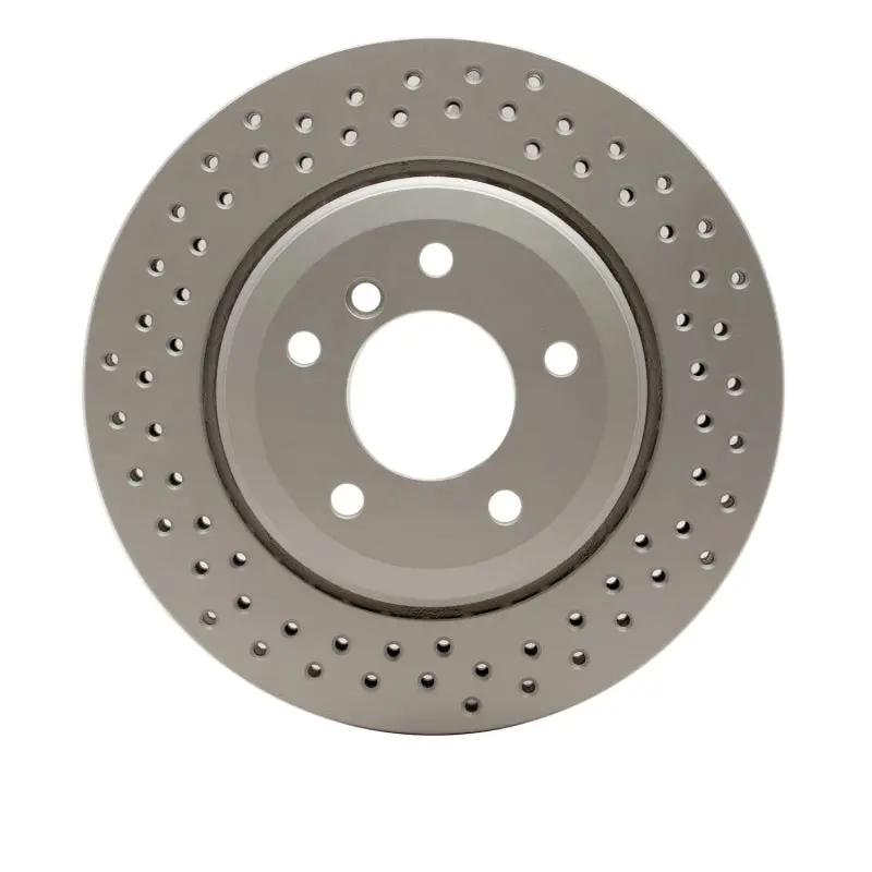 Dfc 01-06 Bmw 330Ci Rear Drilled Geospec Coated Rotor 1