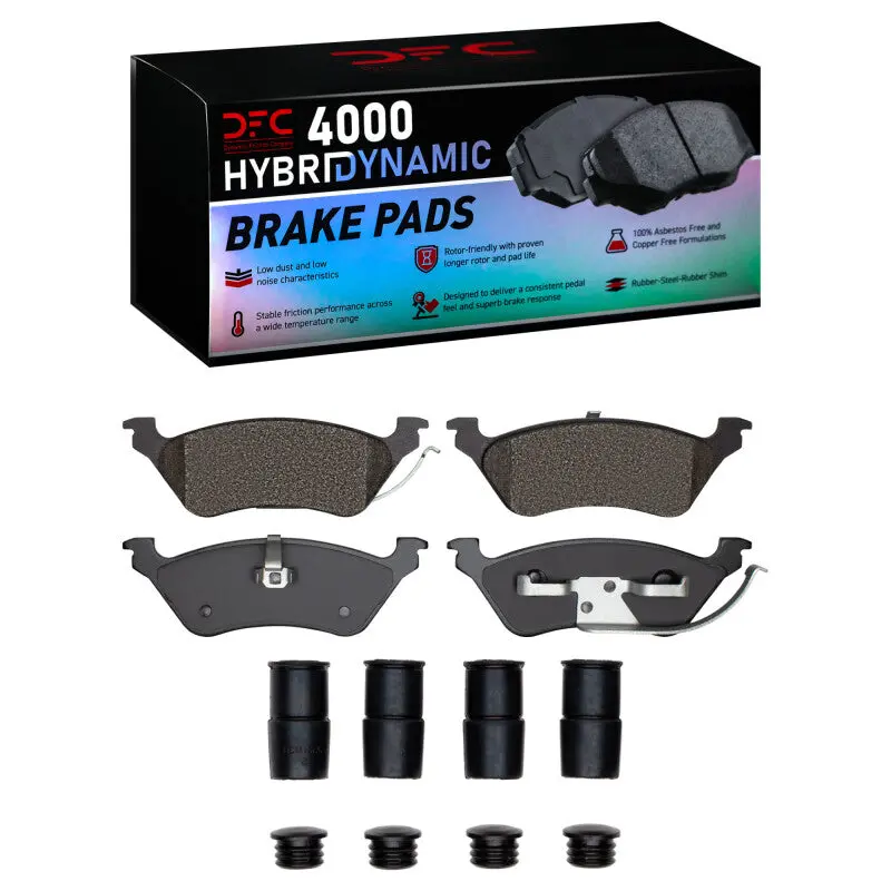 Dfc 01-07 Chrysler Town & Country Rear 4000 Hybridynamic Brake Pads And Hardware Kit 1