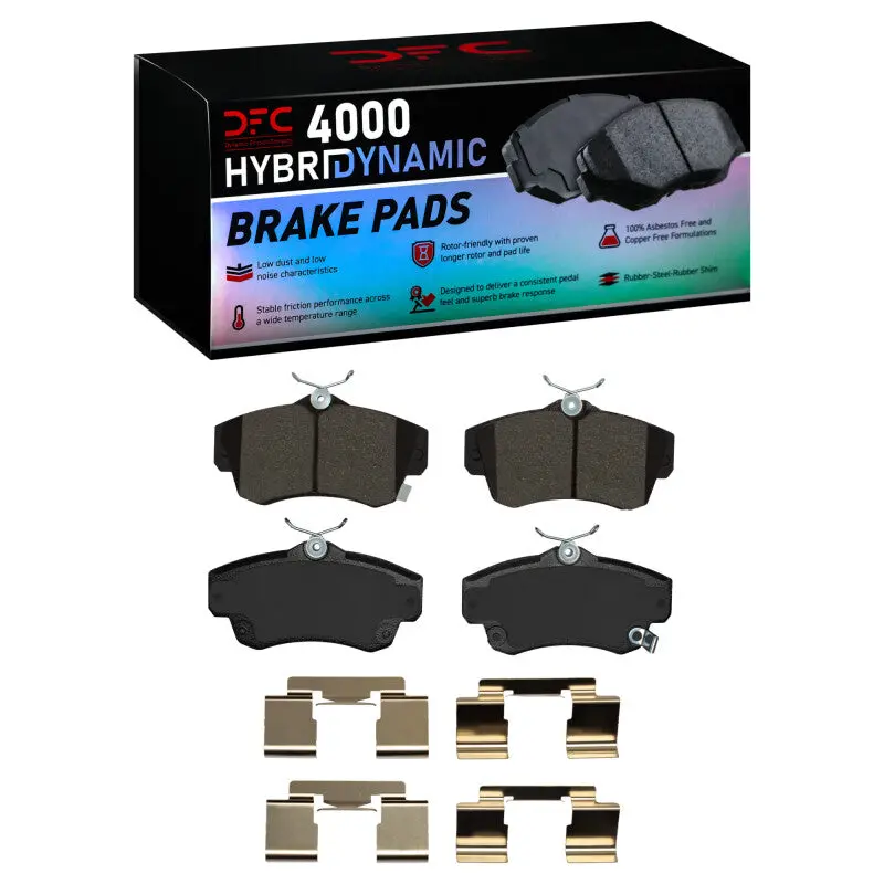 Dfc 01-10 Chrysler Pt Cruiser Front 4000 Hybridynamic Brake Pads And Hardware Kit 1