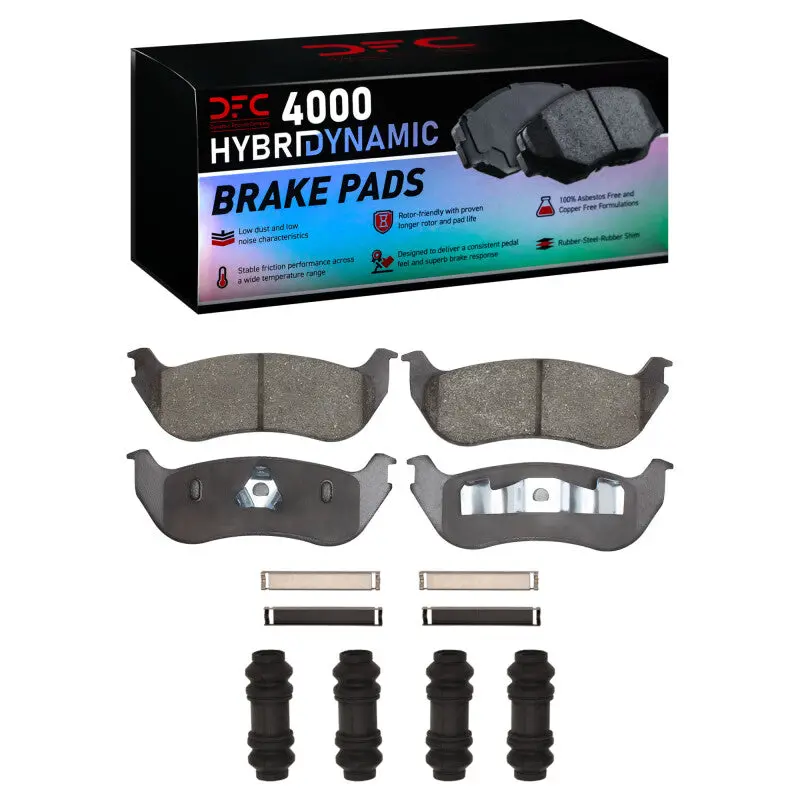 Dfc 02-05 Ford Explorer Rear 4000 Hybridynamic Brake Pads And Hardware Kit 1