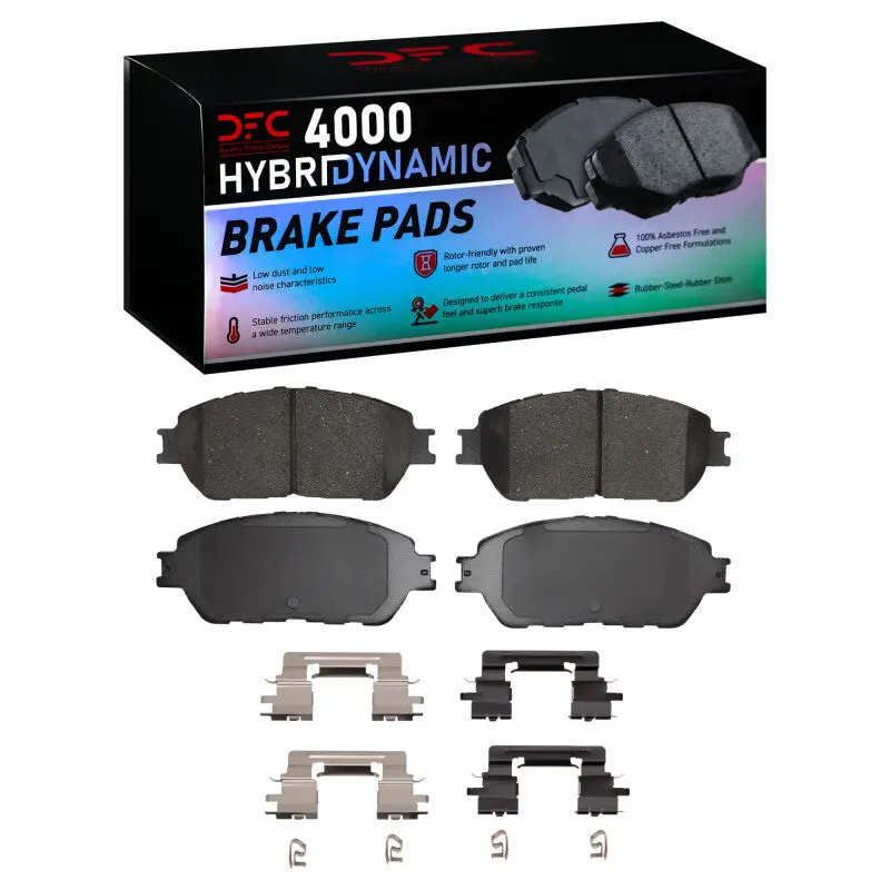Dfc 02-06 Lexus Es330 Front 4000 Hybridynamic Brake Pads And Hardware Kit 1