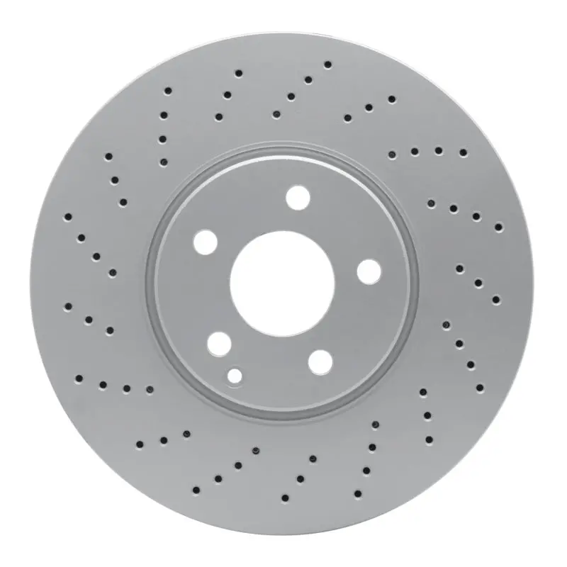 Dfc 02-09 Mercedes-Benz E500 Front Drilled Geospec Coated Rotor 1