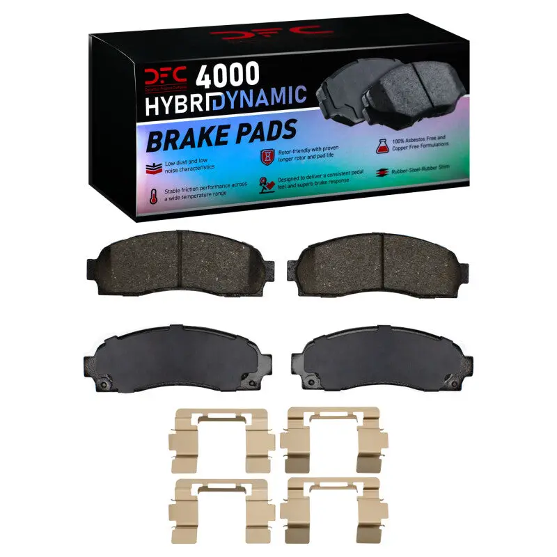 Dfc 02-12 Chevrolet Equinox Front 4000 Hybridynamic Brake Pads And Hardware Kit 1