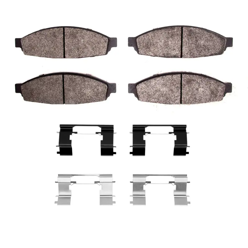 Dfc 03-05 Lincoln Aviator Front 4000 Hybridynamic Brake Pads And Hardware Kit 1