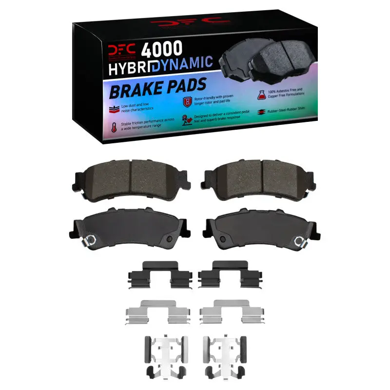 Dfc 03-07 Chevrolet Silverado 1500 Classic Rear 4000 Hybridynamic Brake Pads And Hardware Kit 1