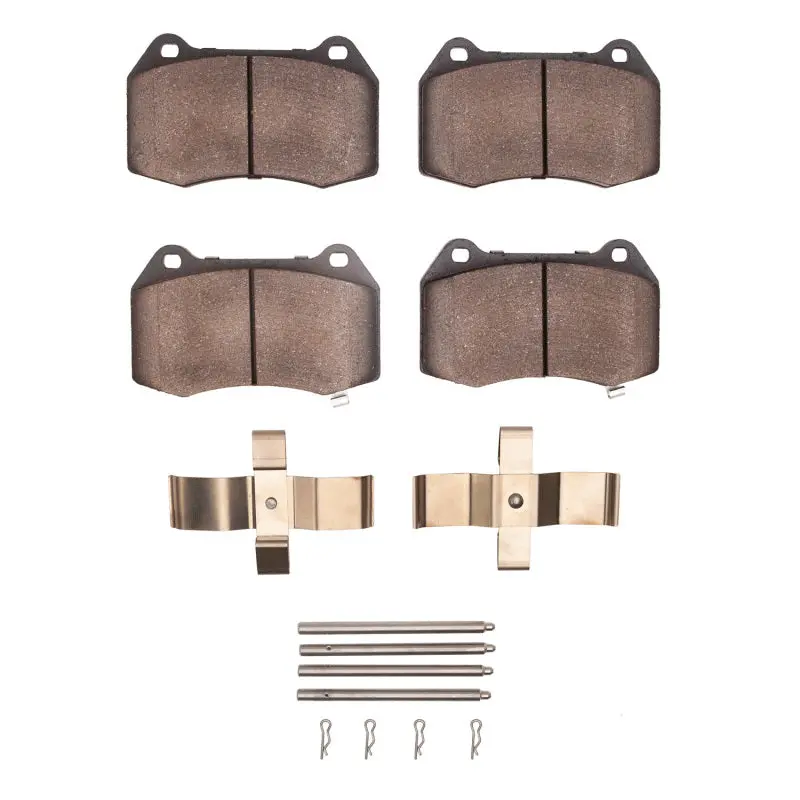 Dfc 03-08 Infiniti G35 Front 4000 Hybridynamic Brake Pads And Hardware Kit 1
