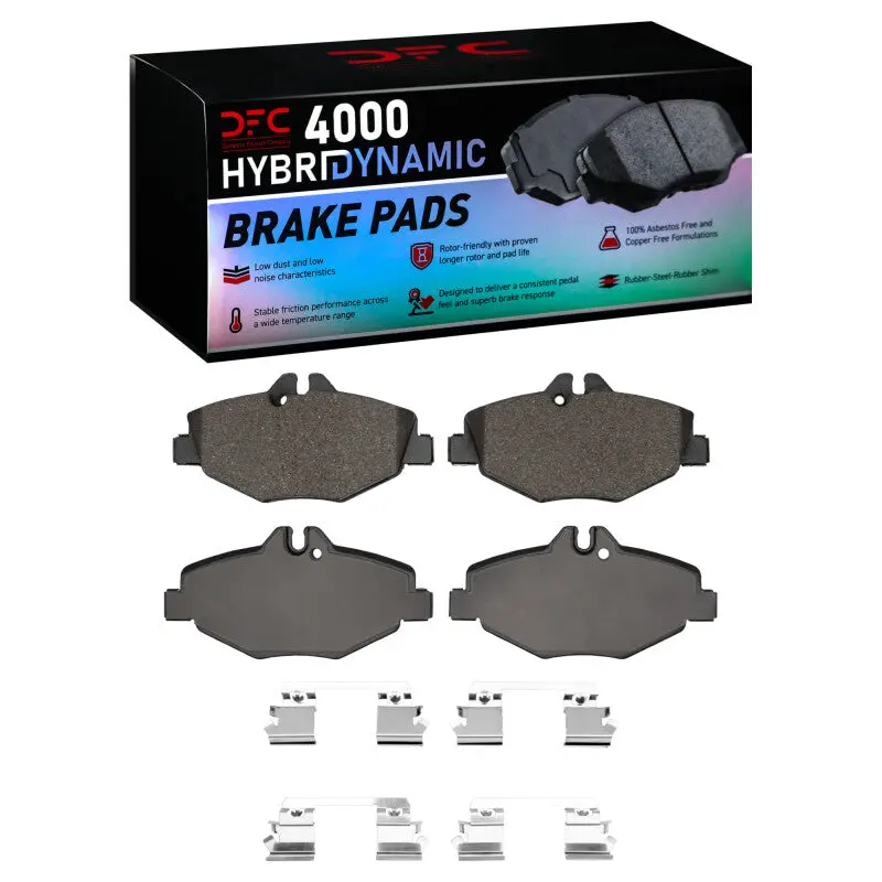 Dfc 03-09 Mercedes-Benz E320 Front 4000 Hybridynamic Brake Pads And Hardware Kit 1