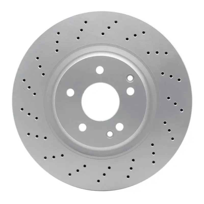 Dfc 03-11 Mercedes-Benz C230 Front Drilled Geospec Coated Rotor 1
