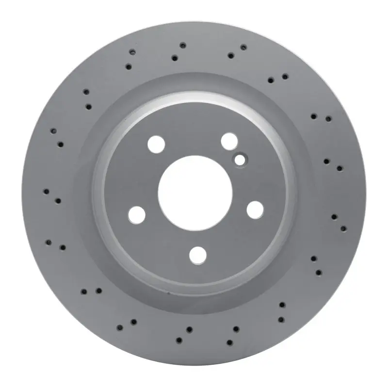 Dfc 03-11 Mercedes-Benz E55 Amg Rear Drilled Geospec Coated Rotor 1