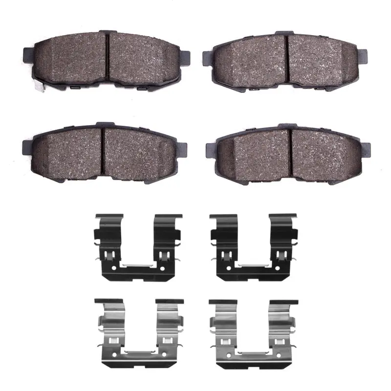 Dfc 04-06 Mazda Mpv Rear 4000 Hybridynamic Brake Pads And Hardware Kit 1