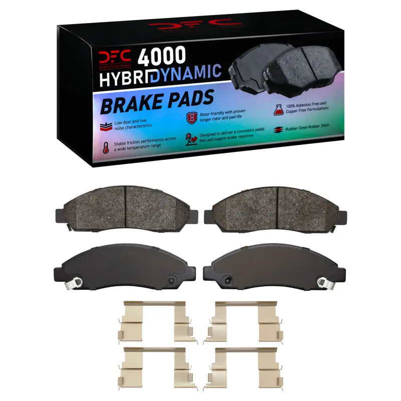 Dfc 04-08 Chevrolet Colorado Front 4000 Hybridynamic Brake Pads And Hardware Kit 1
