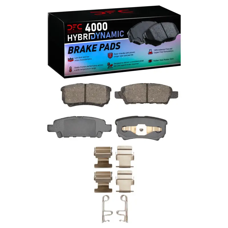 Dfc 04-17 Chrysler 200 Rear 4000 Hybridynamic Brake Pads And Hardware Kit 1