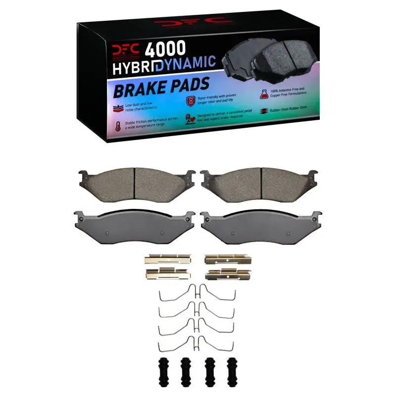 Dfc 04-20 Coachmen Encounter Rear/Front/Fr & Rr 4000 Hybridynamic Brake Pads And Hardware Kit 1