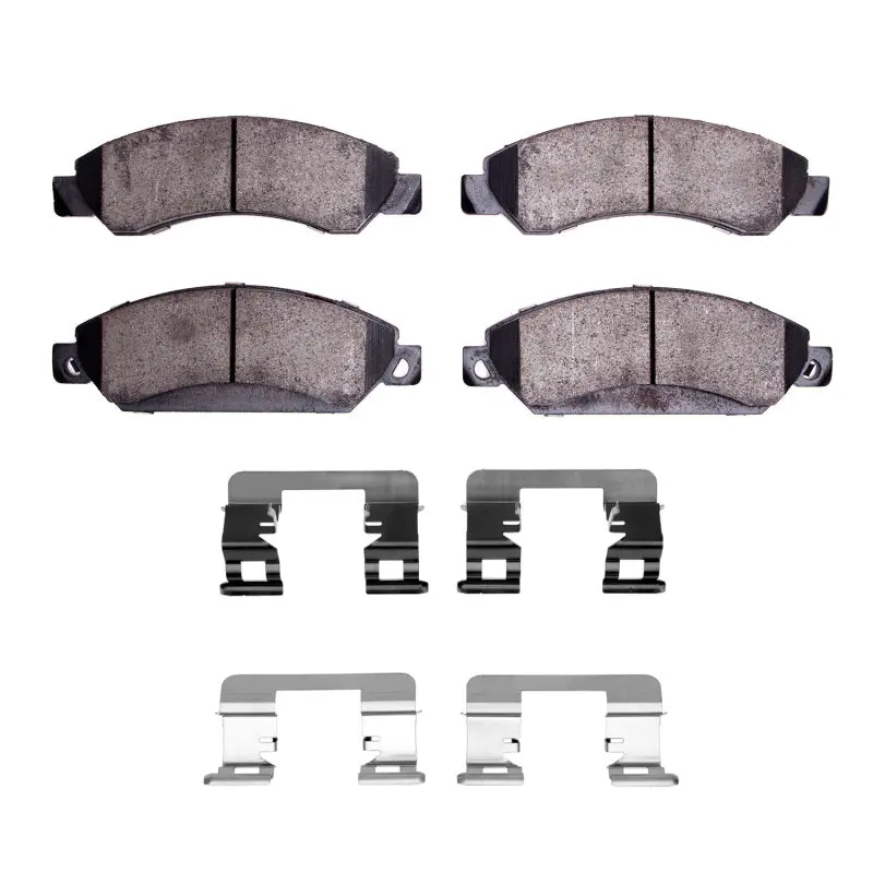 Dfc 05-08 Cadillac Escalade Ext Front 4000 Hybridynamic Brake Pads And Hardware Kit 1