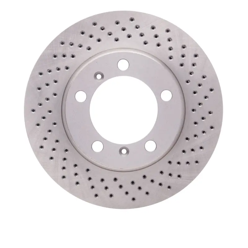 Dfc 05-08 Porsche Boxster Right Front Drilled Brake Rotor 1