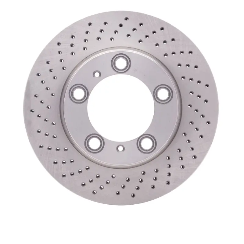 Dfc 05-08 Porsche Cayman Left Front Drilled Brake Rotor 1