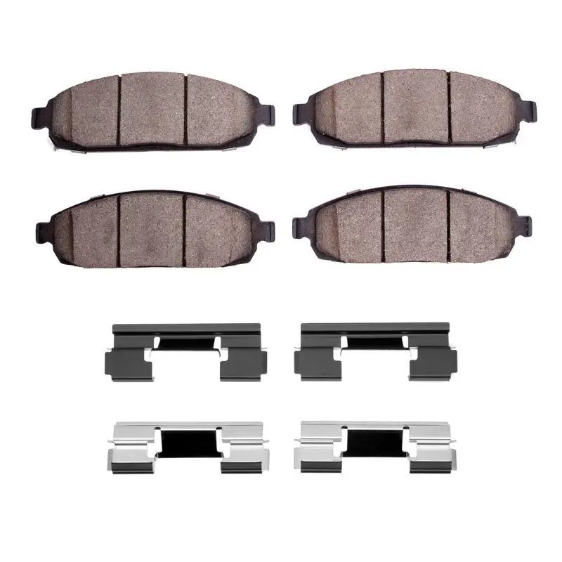 Dfc 05-10 Jeep Commander Front 4000 Hybridynamic Brake Pads And Hardware Kit 1