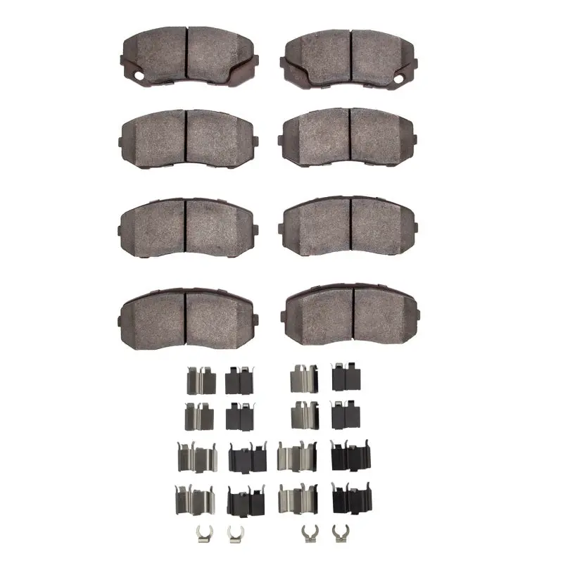 Dfc 05-11 Freightliner Fl360 (Mexico) Rear/Front Heavy Duty Pads And Hardware Kit 1